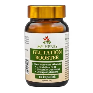 My Herbs Glutathione Booster, cápsulas, 60 uds.