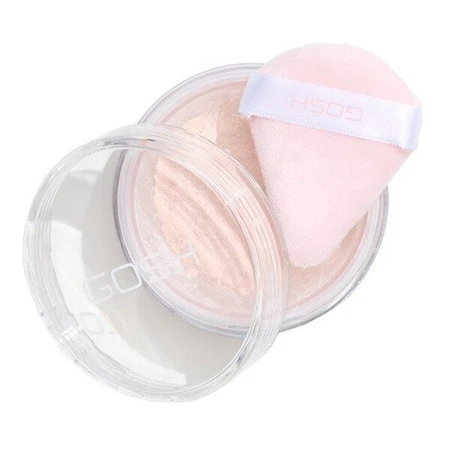 Gosh, Bake'n' Set, loser Puder mit Puderquaste, 001 Soft Pink, 15 g