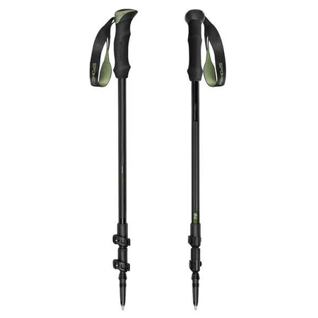 Spokey Trial, lichtgewicht trekkingstokken, groen, 2 stuks.