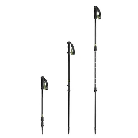 Spokey Trial, lichtgewicht trekkingstokken, groen, 2 stuks.
