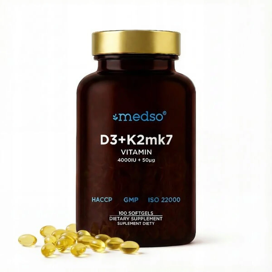 Medso D3 + K2 MK7, Weichkapseln, 100 Stück.