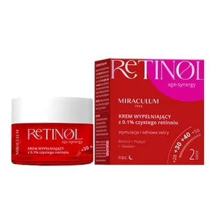 Miraculum Retinol Age-Synergy, crema facial con 0,1% de retinol, crema de noche, 50 ml