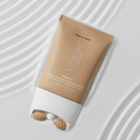 Voesh, Tone'd Body, crème raffermissante pour le corps avec rouleau, 100 ml