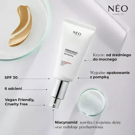 Neo Make Up Intense Serum, satijnen foundation, 06 CARAMEL, 30 ml