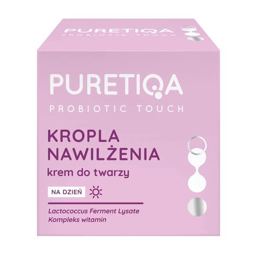 Puretiqa Probiotic Touch Hydration Drop, crema da giorno, 50 ml.