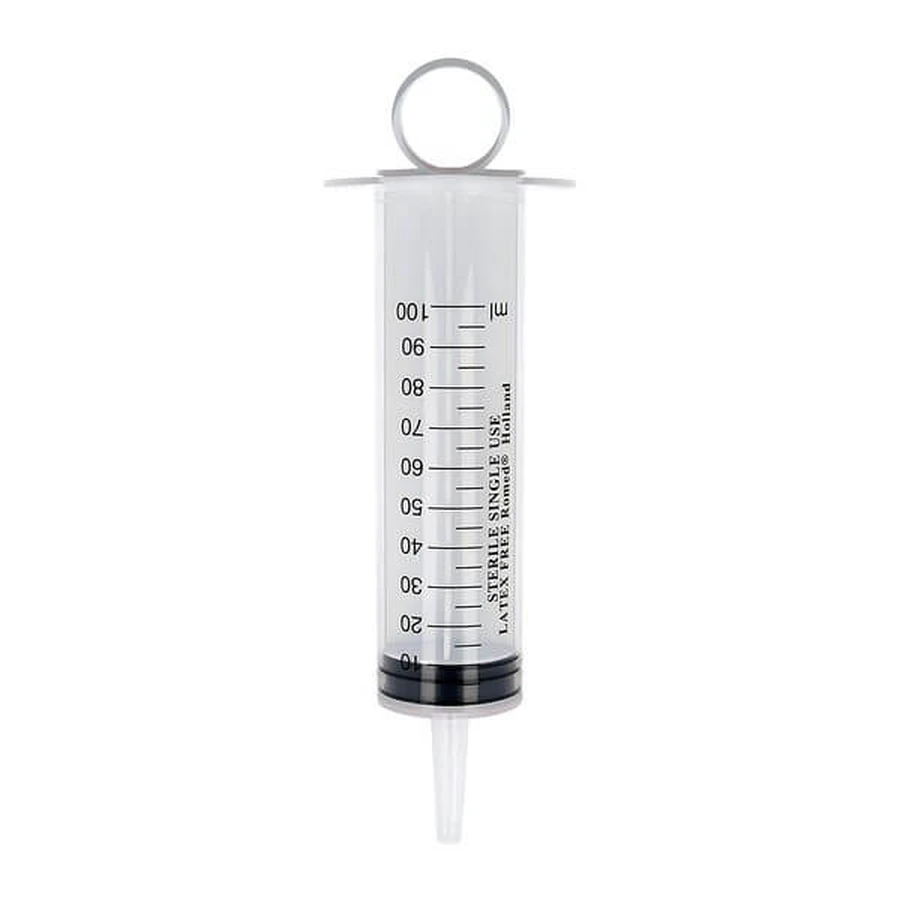 Romed, syringe, 100 ml, 3-part for catheter, 1 pc
