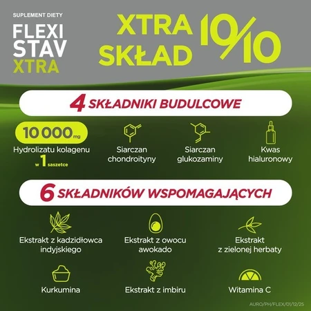 Juego de 2x FlexiStav Xtra, sobres de polvo, 30 uds.