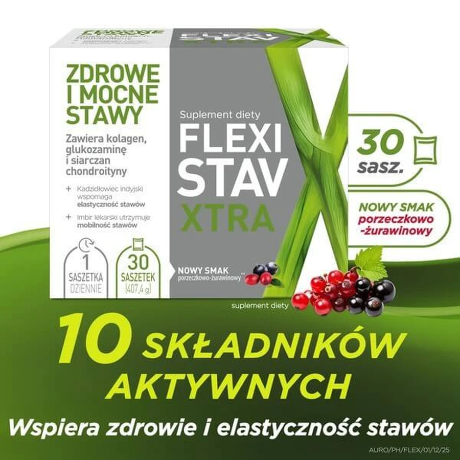 Juego de 2x FlexiStav Xtra, sobres de polvo, 30 uds.