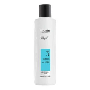 Nioxin System 3 Scalp + Hair Shampoo, Shampoo zur Kräftigung von coloriertem, leicht schütterem Haar, 300 ml