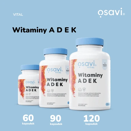 Osavi Vitaminen ADEK, zachte capsules, 90 st.