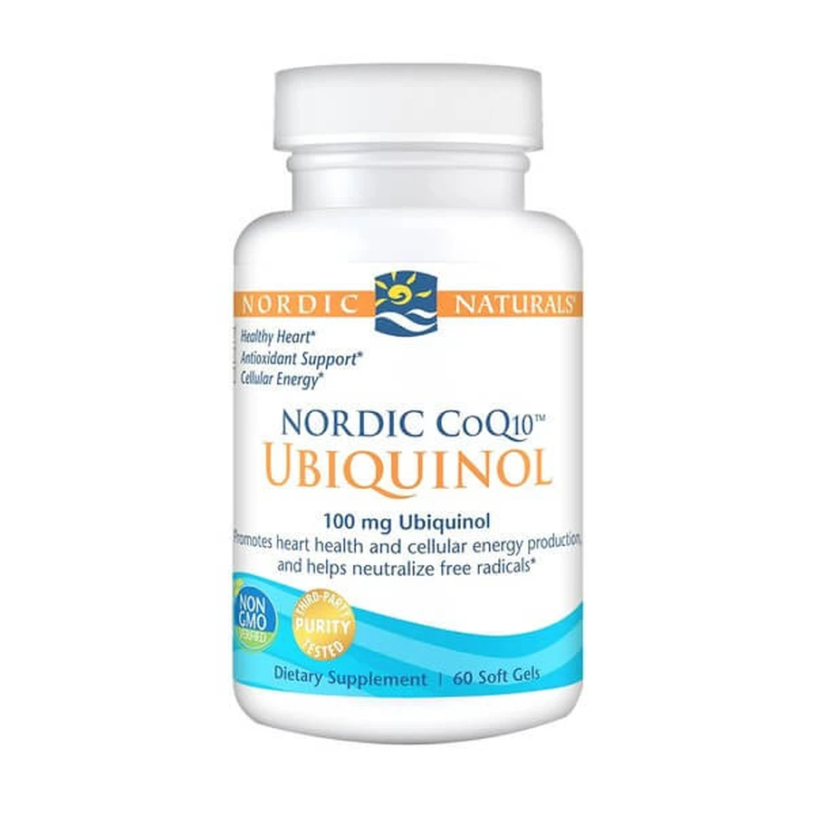 Nordic Naturals CoQ10 Ubiquinol 100 mg, Kapseln, 60 Stück.