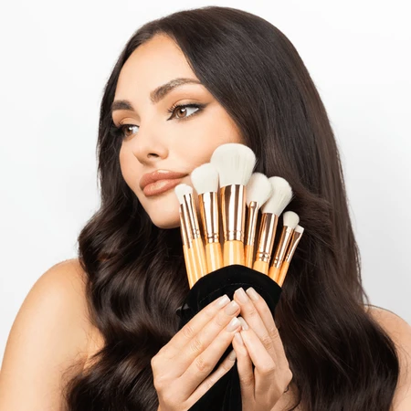 IBRA Makeup Fresh, professionelles Pinselset, 9 Teile.