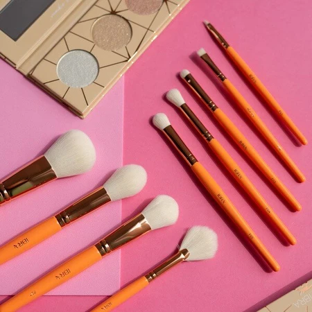 IBRA Makeup Fresh, professionelles Pinselset, 9 Teile.