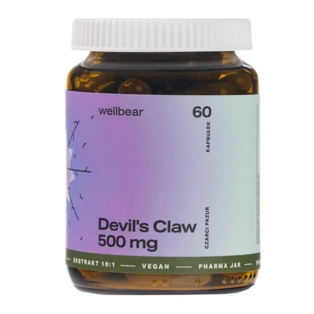 Wellbear Griffe du diable 500 mg, gélules, 60 pcs.