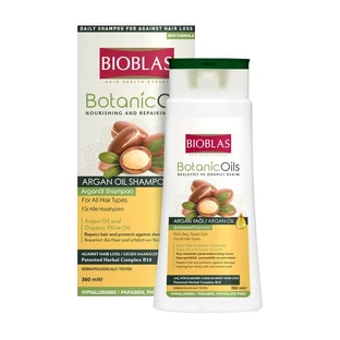 Bioblas Botanic Oils, nährendes Argan-Shampoo gegen Haarausfall, 360 ml