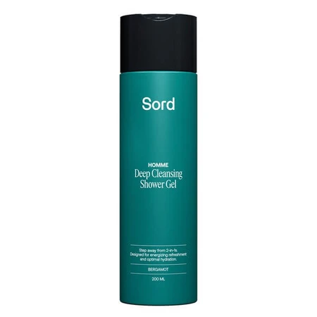Sord Deep Cleansing Shower Gel, douchegel voor mannen, 200 ml