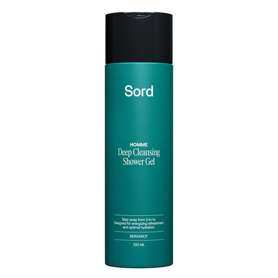 Sord Deep Cleansing Shower Gel, douchegel voor mannen, 200 ml