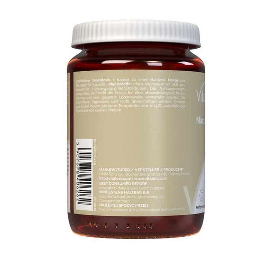Vitaler's Maca 600 mg, cápsulas, 60 pcs.