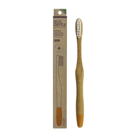 Ecodenta, brosse à dents en bambou, souple, 1 pc.