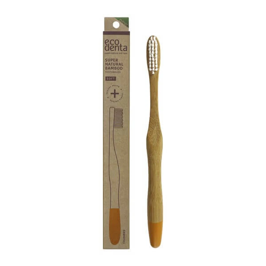 Ecodenta, brosse à dents en bambou, souple, 1 pc.