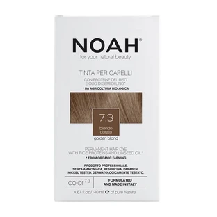 NOAH, teinture pour cheveux, 7.3 Golden Blonde, 140 ml