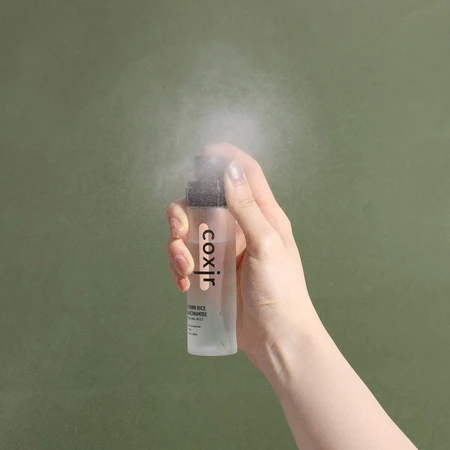Coxir Brown Rice Niacinamide Peeling Mist, bruma exfoliante multitarea, 80 ml