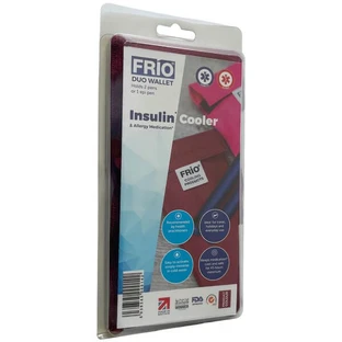 Frio, dubbele etui voor 2 pennen of 1 EpiPEN, kastanjebruin, 1 st.