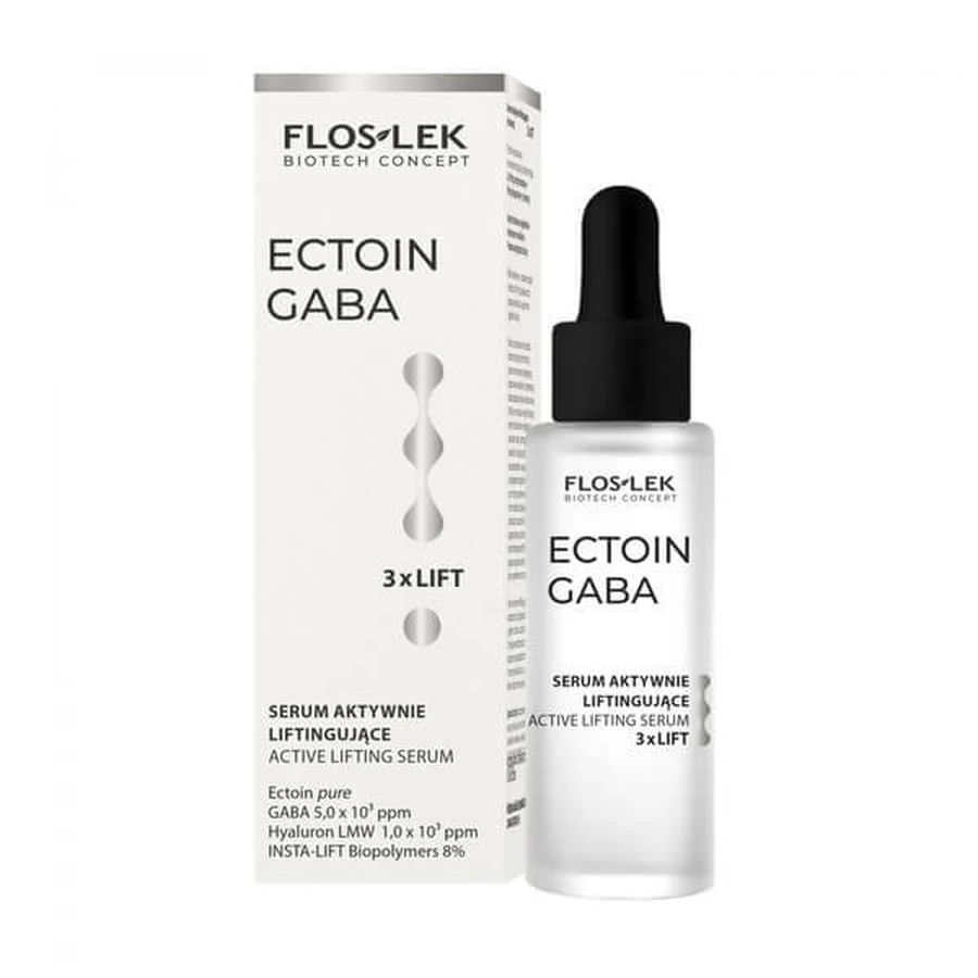 Flos-Lek Biotech Konzept Ectoin Gaba, aktives Lifting-Serum, 50 ml