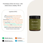 Mokosh, feuchtigkeitsspendende Gesichts- und Körperlotion, Grüner Kaffee mit Schnupftabak, 180 ml