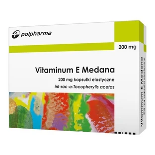 Vitaminum E Medana, 200 mg, flexible capsules, 20 pcs.