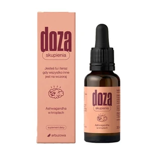 Dose de Focus Ashwagandha, gouttes, arôme pastèque, 30 ml