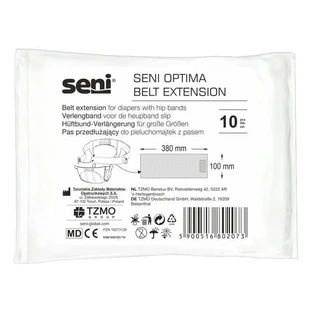 Seni Optima, ceinture d'extension de couches, 380 mm x 100 mm, 10 pcs.