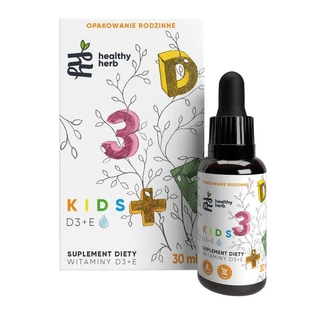 Healthy Herb Kids D3 + E, drops, 30 ml