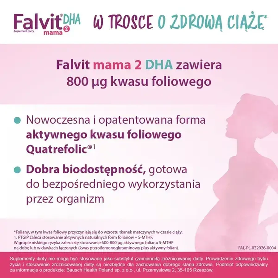 Falvit Mama 2 DHA, Kapseln, 30 Stück.