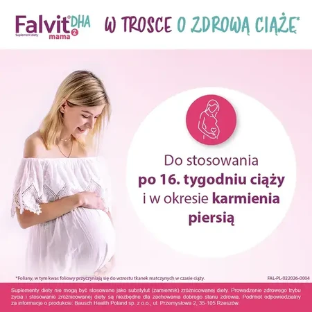 Falvit Mama 2 DHA, Kapseln, 30 Stück.