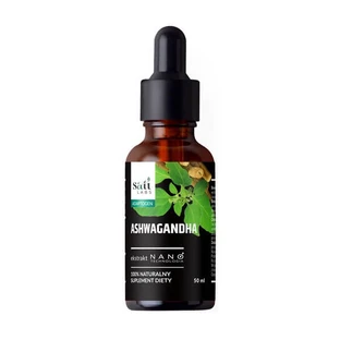 Sati Labs Adaptogen, Nano Ashwagandha, gouttes, 50 ml
