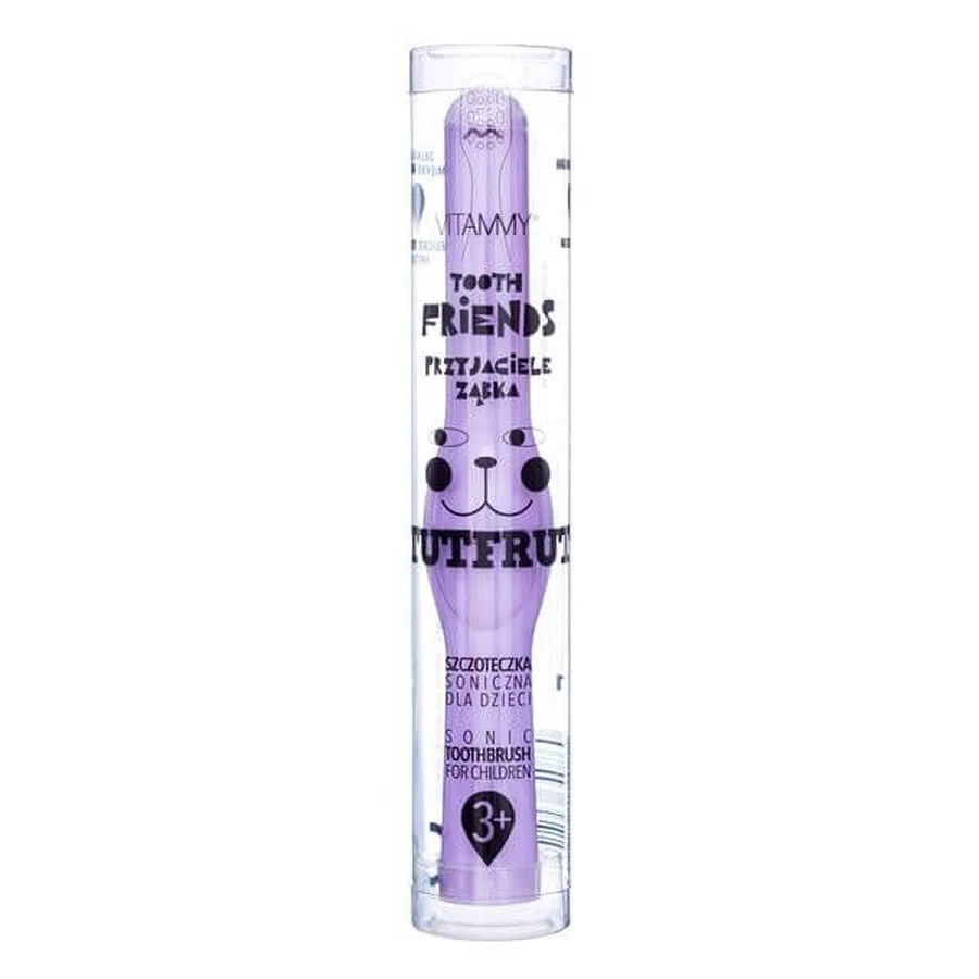 Vitammy Friends, spazzolino sonico per bambini, viola, 36 m+, 1 pz.