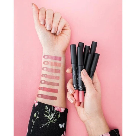 Golden Rose Matte Crayon Lipstick, barra de labios mate en lápiz, 28, 3,5 g