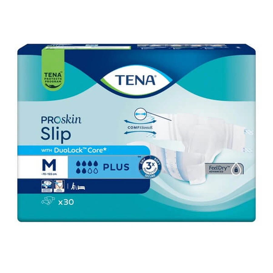 TENA Slip ProSkin Plus, couches, taille M, 30 pcs.