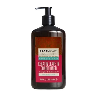 Arganicare Natural Haircare, Leave-in Conditioner für lockiges Haar mit Keratin, 400 ml