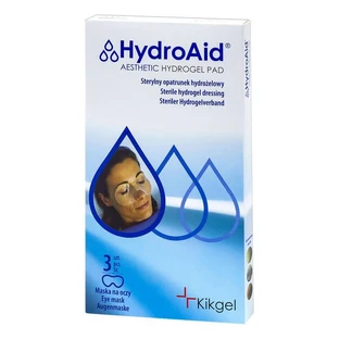 HydroAid Hydrogel Eye Mask, hydrogel eye mask dressing, 3 pcs.