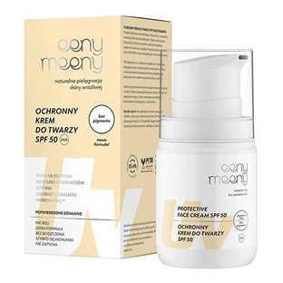 Eeny Meeny, protective UVA UVB SPF50 face cream, without pigment, 50 ml