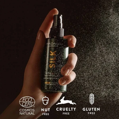 Madara Silk Micro-Keratin Healthy Hair Mist, nevel voor droog, beschadigd en breekbaar haar, 90 ml