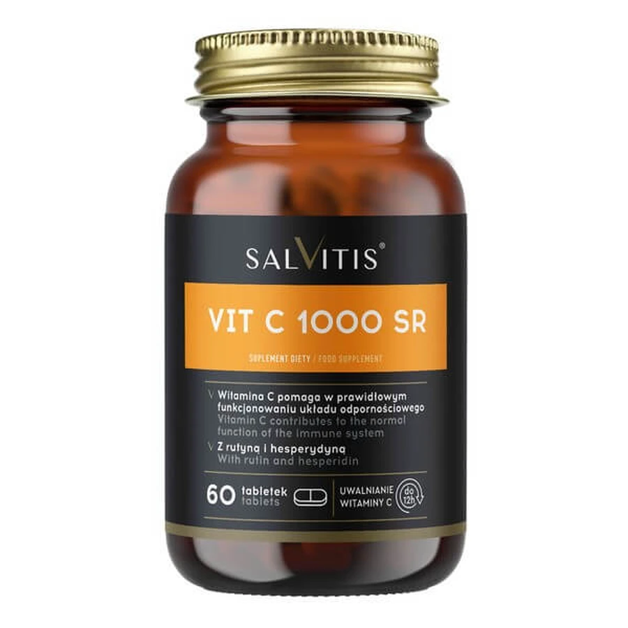 Salvitis Vit C 1000 SR (Vitamin C 1000 SR), film-coated tablets, 60 pcs.
