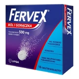 Fervex Dolor y Fiebre, 500 mg, comprimidos efervescentes, 16 uds.