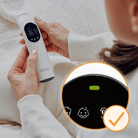 Lionelo Feverscan, berührungsloses Infrarot-Thermometer, weiß, 1 Stk.