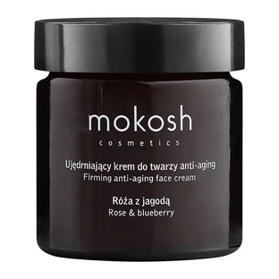 Mokosh, firming anti-aging face cream, rose and blueberry, 60 ml