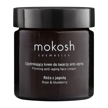 Mokosh, firming anti-aging face cream, rose and blueberry, 60 ml