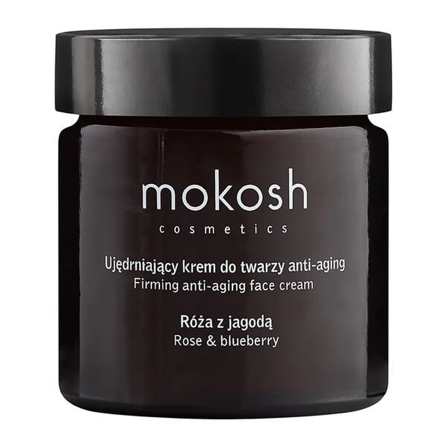 Mokosh, firming anti-aging face cream, rose and blueberry, 60 ml