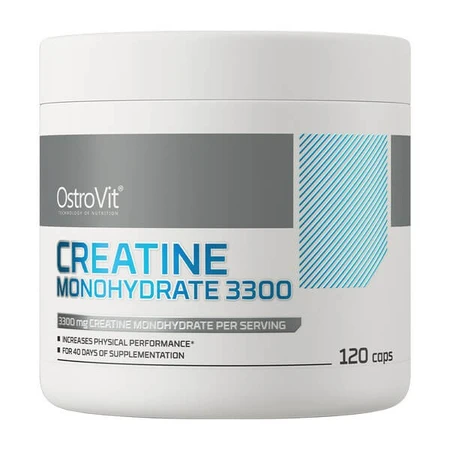 OstroVit Creatin Monohydrat 3300, Kapseln, 120 Stück.